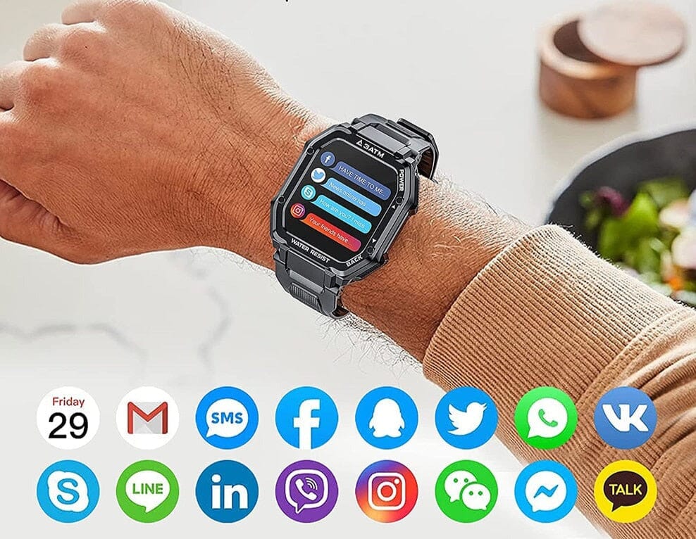 Smart3ATM™ - Montre intelligente pour fitness - I am, Je suis ...